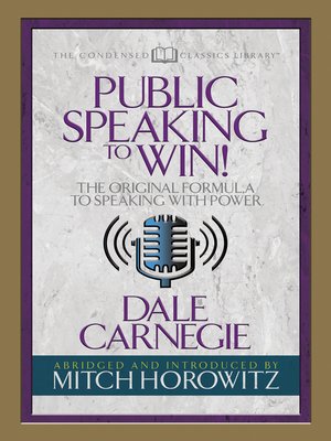 cover image of Public Speaking to Win (Condensed Classics)
